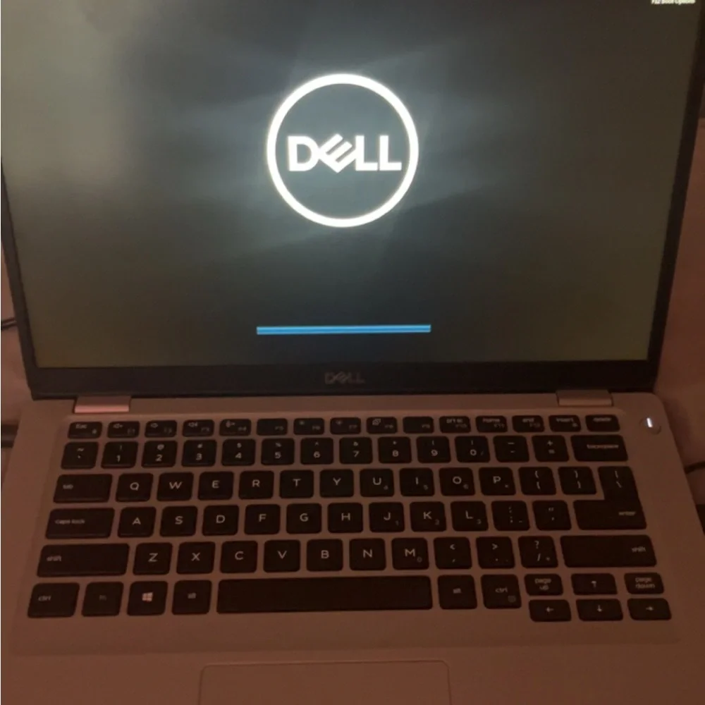 Dell Gray Laptop with Black Keyboard